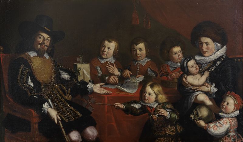 Hans Friedrich Peyer-Im Thurn mit seiner Familie